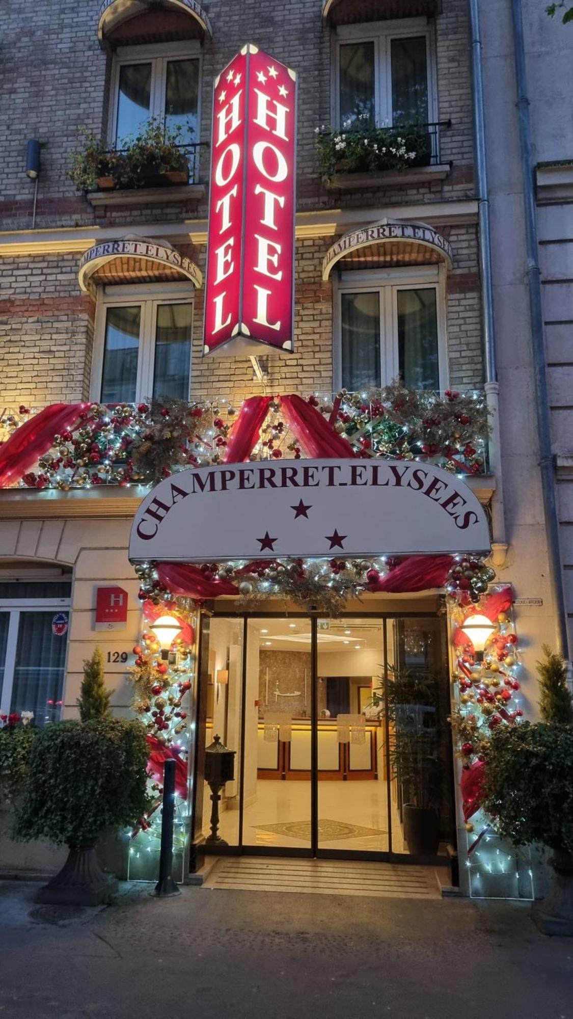 Hotel Champerret Elysees París Exterior foto