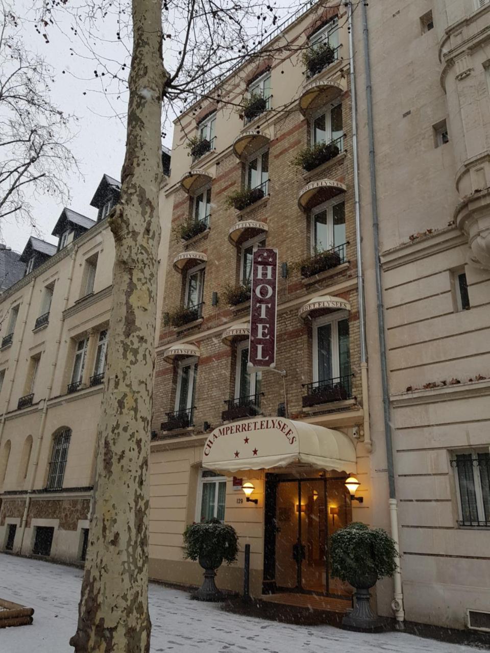 Hotel Champerret Elysees París Exterior foto